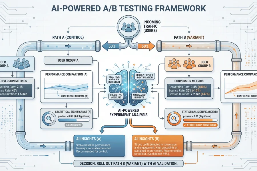 A/B Testing with AI Features