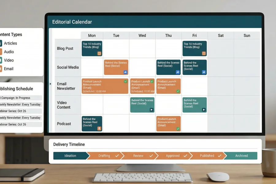 Editorial Calendars that Deliver Weekly